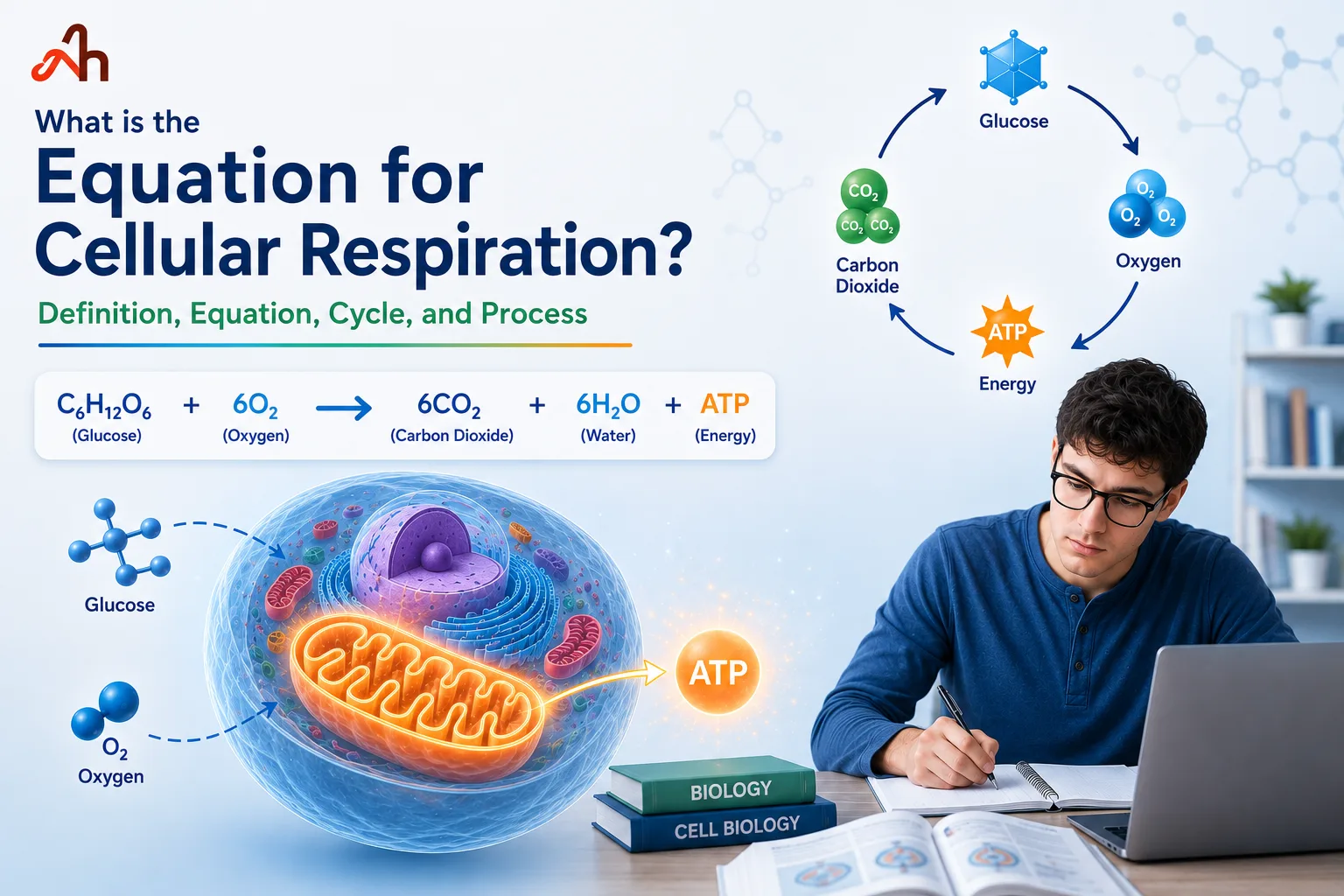 What is the Equation for Cellular Respiration? Definition, Equation, Cycle, and Process